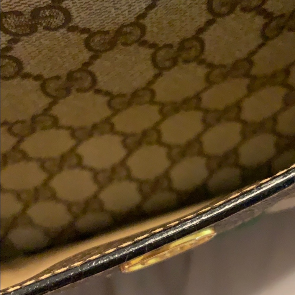 Vintage Gucci brown shoulder purse - Picture 6 of 8